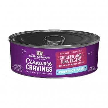 Stella & Chewy's Carnivore Cravings Purrfect Paté Chicken & Tuna Recipe Canned Cat Food