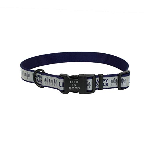Coastal Pet Products Life is Good® Reflective Dog Collar-Happy Trails