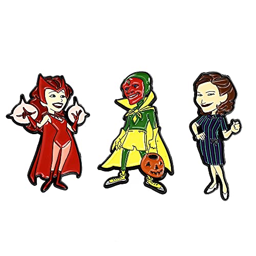 Enamel Pin Set/Marvel Wanda Vision