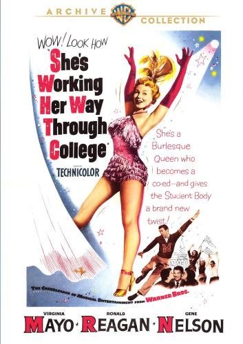 She's Working Her Way Through/Mayo/Reagan/Nelson@Dvd-R@Nr