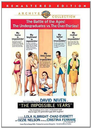 Impossible Years (Remastered)/Niven/Albright/Everett@Dvd-R/Remastered/Ws@G