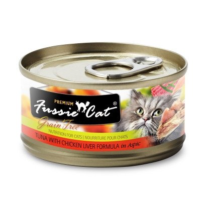 Fussie Cat Tuna with Chicken Liver Formula in Aspic