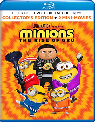 Minions: The Rise of Gru/Steve Carrell, Pierre Coffin, and Taraji P. Henson@PG@Blu-ray/DVD