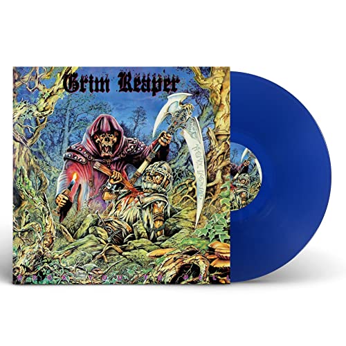 Grim Reaper/Rock You To Hell (Blue Vinyl)