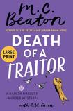M. C. Beaton Death Of A Traitor Large Print 