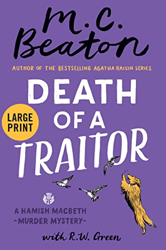 M. C. Beaton Death Of A Traitor Large Print 