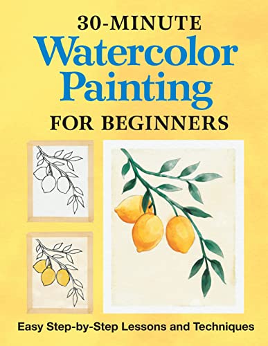 Rockridge Press 30 Minute Watercolor Painting For Beginners Easy Step By Step Lessons And Techniques 