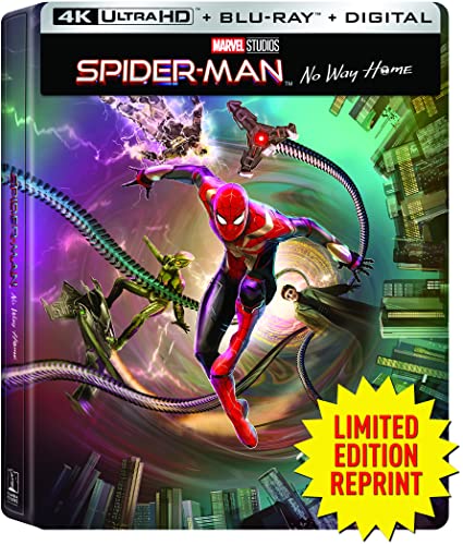 Spider-Man: No Way Home (Steelbook)/Holland/Zendaya/Cumberbatch@4KUHD@PG13