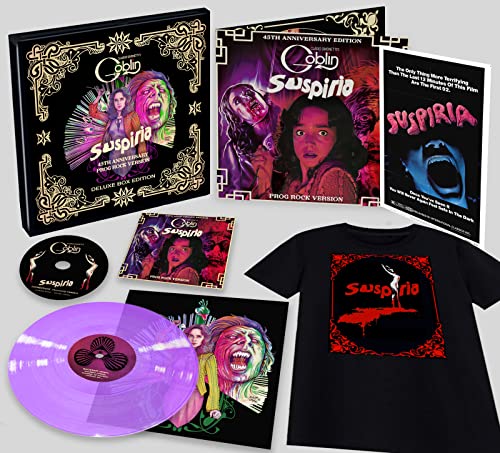 Claudio Simonetti's Goblin/Suspiria: Soundtrack (45th Anniversary Prog Rock Version Deluxe Vinyl Box)@Ltd. 199@LP/CD/T-shirt