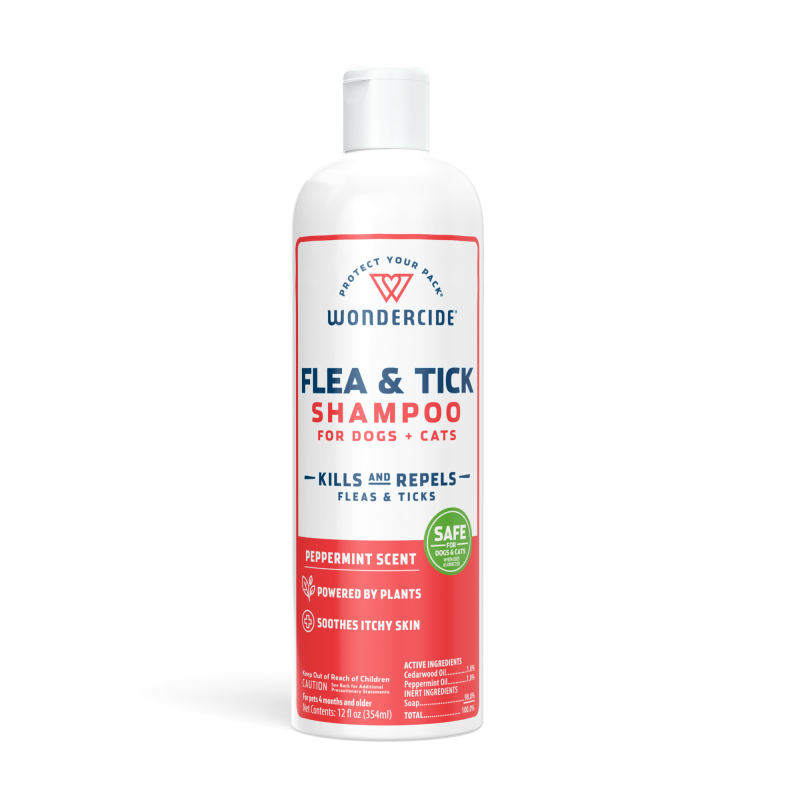 Wondercide Flea & Tick Dog & Cat Shampoo, 12-Oz-
