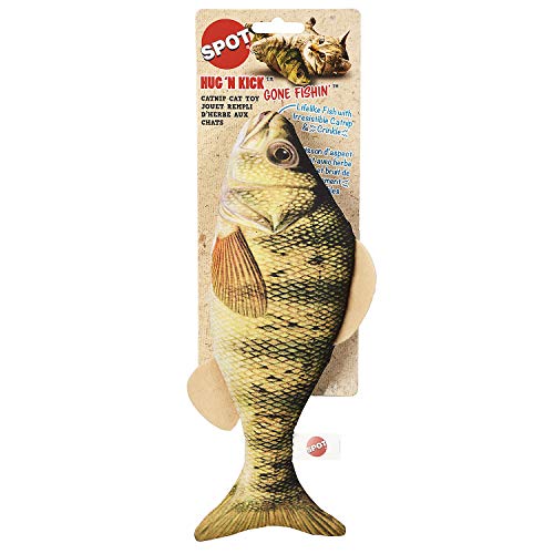 Hug N Kick Gone Fishing-Catnip Toy Assorted