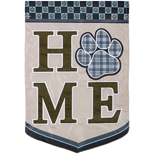 Carson Applique Garden Flag - Pet Home Outdoor Yard Decorative Garden Flag