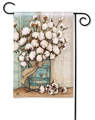Magnet Works Garden Flag - Cotton Bolls