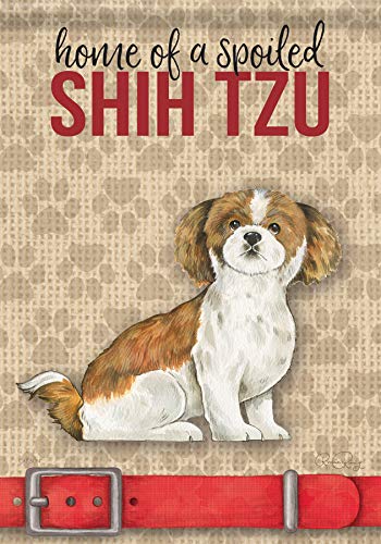 Carson Garden Flag House of a Spoiled Shih Tzu