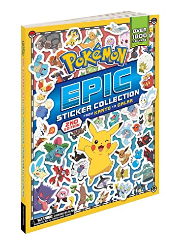 Pikachu Press/Pokémon Epic Sticker Collection 2nd Edition@From Kanto to Galar
