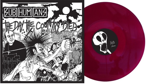 Subhumans/Day The Country Died (Deep Purple Vinyl)