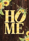 Custom Decor Sunflower Home Fall Garden Flag