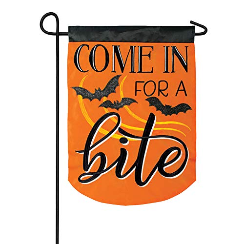 Carson Come in for a Bite Halloween Garden Flag