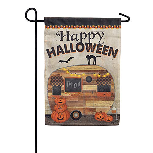 Carson Happy Halloween Camper Garden Flag