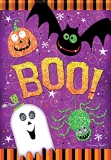 Carson Boo Fun Glitter Halloween Garden Flag