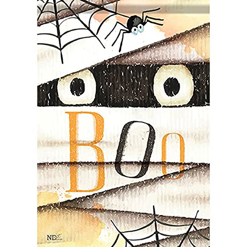 Carson Boo Mummy Face Halloween Garden Flag