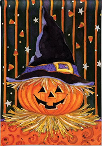 Magnet Works Jack in the Hat Halloween Garden Flag