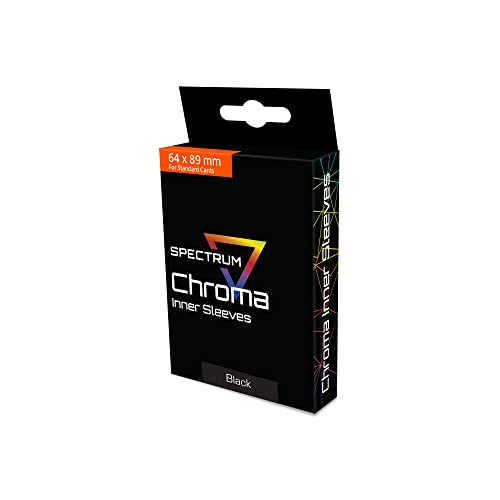 Card Inner Sleeves/Black Chroma - 100 Pack