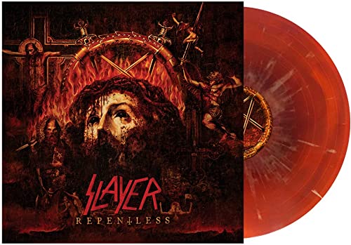 Slayer/Repentless (OxBlood & Orange Swirl w/ Mustard Splatter Vinyl)@Amped Exclusive