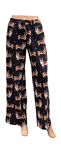 Comfies Dog Breed Lounge Pants for Women, Welsh Corgi