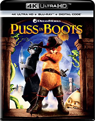 Puss In Boots/Puss In Boots@PG@4K-UHD/Blu-Ray/Digital/2011/2 Disc