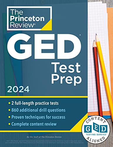The Princeton Review Princeton Review Ged Test Prep 2024 2 Practice Tests + Review & Techniques + Online F 