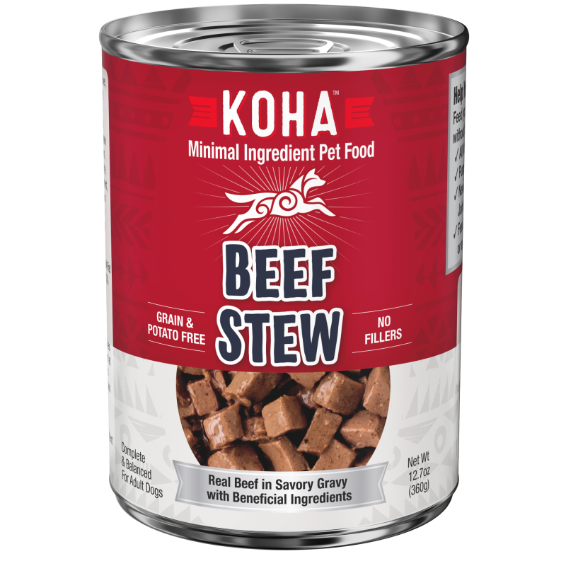 KOHA Minimal Ingredient Beef Stew for Dogs