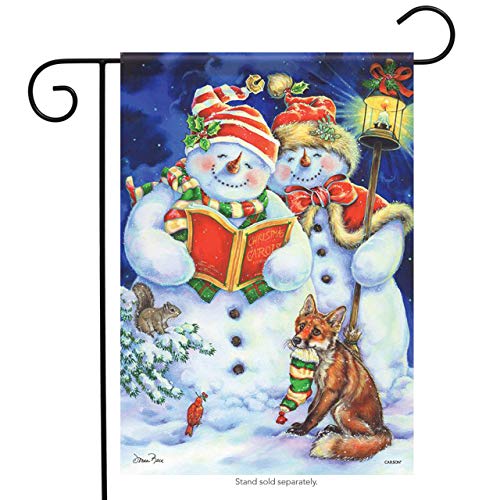 Carson Snowy Carols Christmas Garden Flag