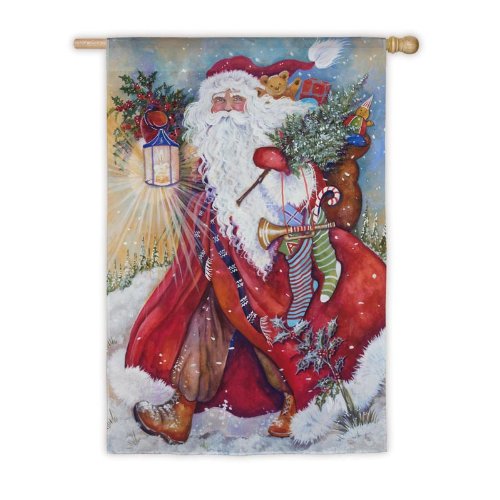 Evergreen Light of Christmas Garden Flag