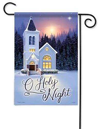 Carson O Holy Night Church Christmas Garden Flag