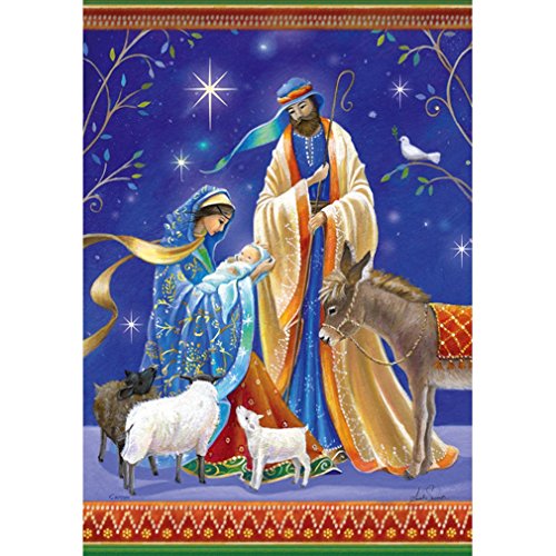 Carson Holy Family Christmas Garden Flag