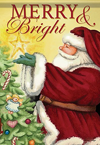 Carson Merry & Bright Christmas Garden Flag