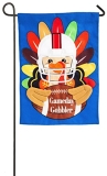 Evergreen Game Day Gobbler Thanksgiving Garden Flag