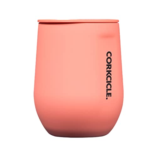 Corkcicle Stemless-Coral