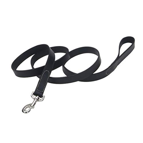Coastal - Leather Dog Leash - Black