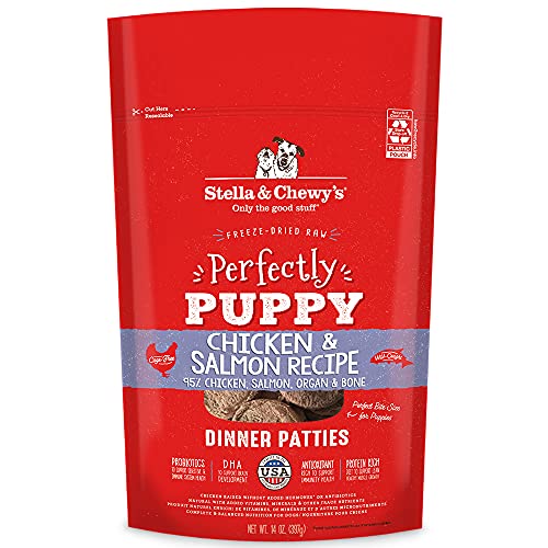 Stella & Chewy's Perfectly Puppy Chicken & Salmon Recipe Freeze-Dried Dinner Patties