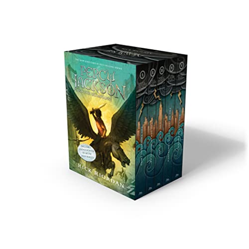 Rick Riordan/Percy Jackson & the Olympians 5 Book Paperback Boxed Set (w/poster)@Percy Jackson & the Olympians