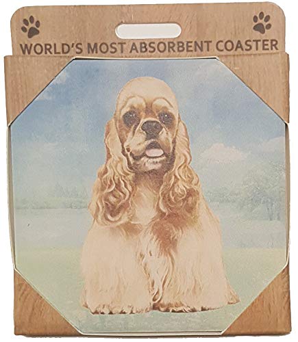 E&S Stone Coaster-Cocker Spaniel