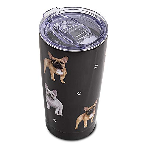 E&S Serengeti Ultimate Stainless Steel Tumbler-French Bullldog