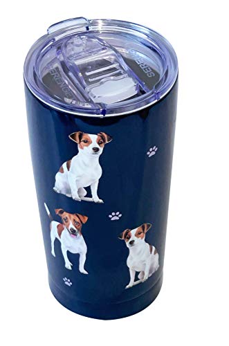 E&S Serengeti Ultimate Stainless Steel Tumbler-Jack Russell