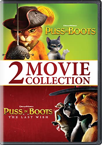 Puss In Boots-2 Movie Collection/Puss In Boots-2 Movie Collection@PG@DVD/2011/2022/2 Disc