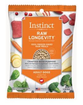 Nature's Variety Instinct® Raw Longevity™ Freeze-Dried Bites Grass-Fed Beef Recipe for Dogs