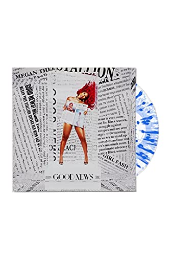 Megan Thee Stallion/Good News@White W/Blue Splatter Vinyl,2lp@Urban Outfitters Exclusive