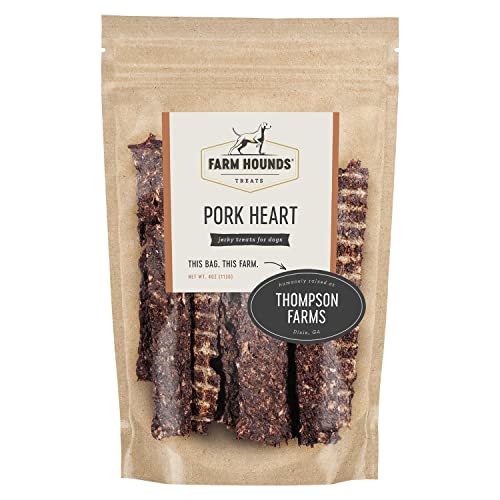 Farm Hounds Pork Heart Jerky Treats for Dogs