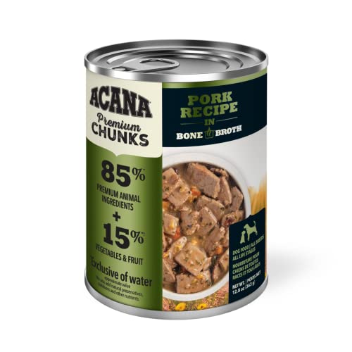 ACANA Premium Chunks, Pork Recipe in Bone Broth-Wet Dog Food